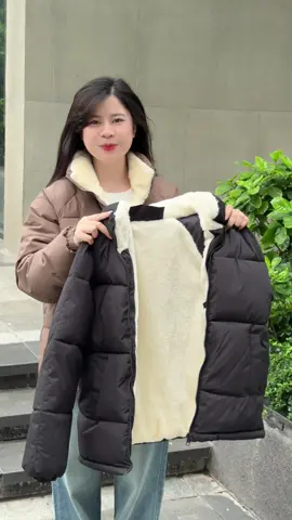 Áo phao lông ấm #xuhuong #thoitrangnu #aophao 