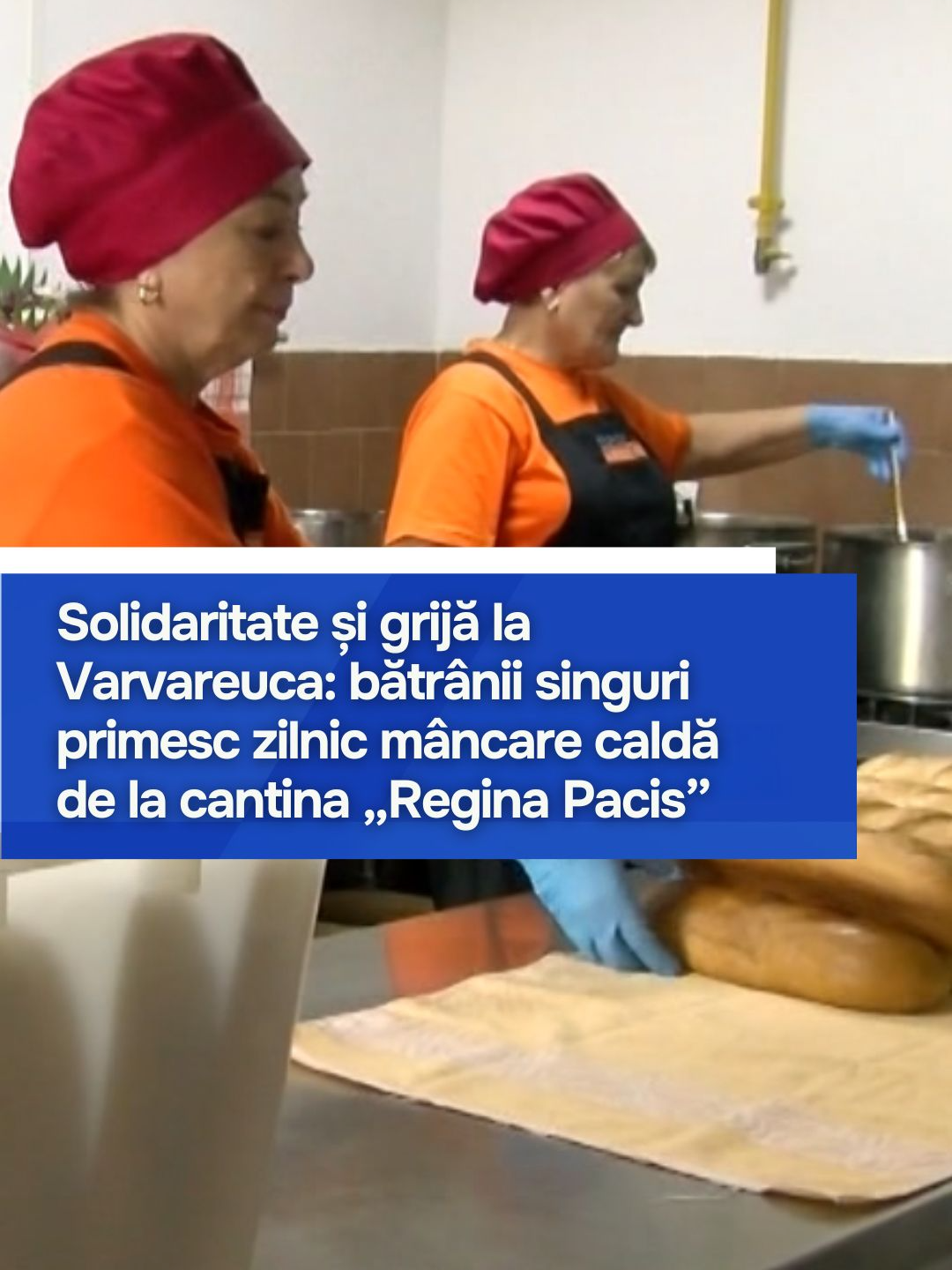 30 de vârstnici fac coadă zilnic la cantina socială „Regina Pacis