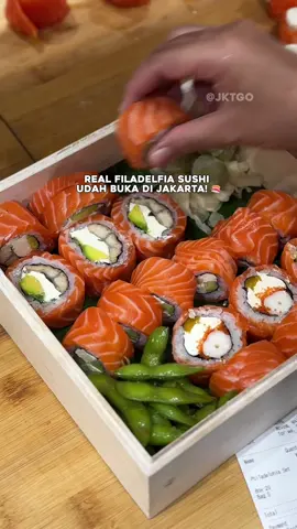 Philadelphia Sushi Bali akhirnya buka di Jakartab#!! Siap2 Antriii 🍣🥢 