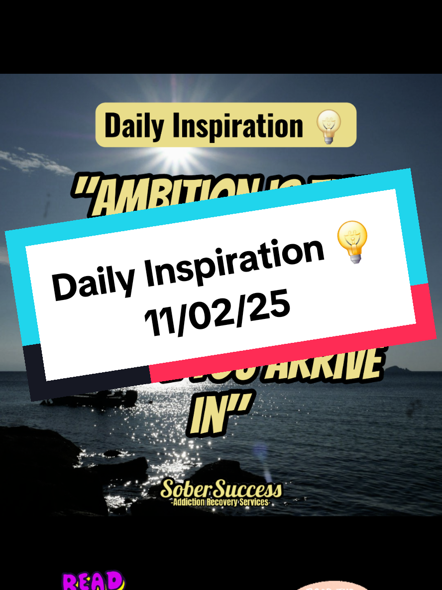 🚗SUNDAY DRIVE: Fueling Your Future with Ambition and Persistence!⛽️ 🌄🗣- What’s up, Sober Fam! Mikey here, checking in on this powerful Sunday morning. You crushed the weekend and showed up for yourself. Now, it's time to set up for a week of Sober Success by talking about the two things you absolutely need to drive your life forward: Ambition and Persistence. Here is the blueprint for your journey in addiction recovery and personal growth: 
