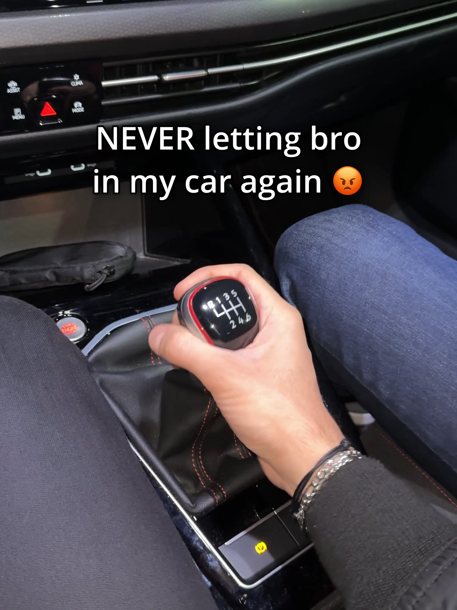 Bro hit me with a transmission delete... . . . #car #manual #mk8gti #golfgti