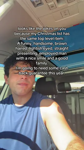 Santa man, we are a few years behind so I’m going to send my Christmas list in early and I’m going to need some kind of cash back guarantee this year #fyp #foryou #gay #christmas #christmaslist 