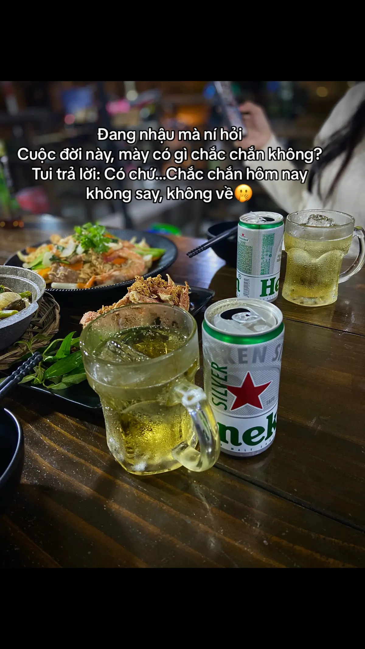 Chuyện nào không dám chắc, chứ chuyện này tui dám chắc…không say, không về🫢#xuhuong #nhau 