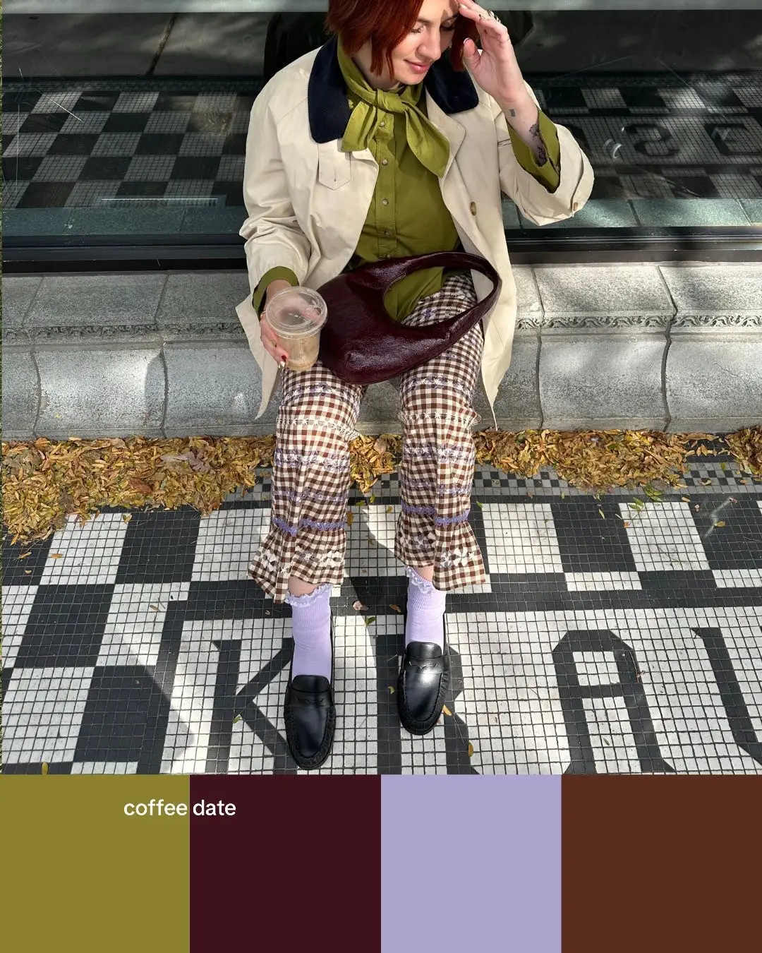 fall color palettes from my recent outfits #fallcolors 
