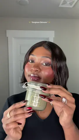 In 1985 @BORGHESE introduced the iconic Advanced Active Fango Mud Mask that set a new standard in luxury skincare by giving spa results in five minutes✨ It treats enlarged pores, fine lines & wrinkles, and blemish control. Fluido Protettive Advanced Eye Cream helps to de-puff, firm, and strengthen skin barrier✨ #skincare #skincareroutine #BeautyTok #glowingskin #gifted