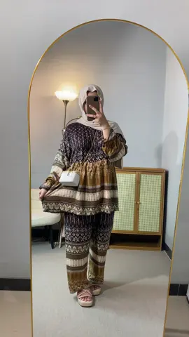 One set adem,ringan dan modis outfit harian paling nyaman 🤏🏻😍#oneset#onesetkekinian#onesetwanita 