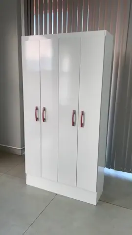 Guarda Roupa Solteiro 4 Portas Lyon 8 Prateleiras #guardaroupa #solteiro#4portas 