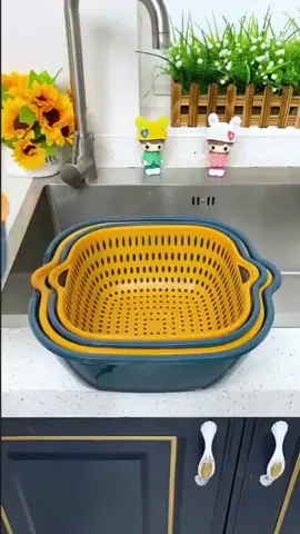 kit 6 pcs de cesta 2 em 1 escorredor de pia drenagem dupla #achadinhosdashopee #achadosbaratos #dicasdodia #cozinha #cozinhaorganizada 