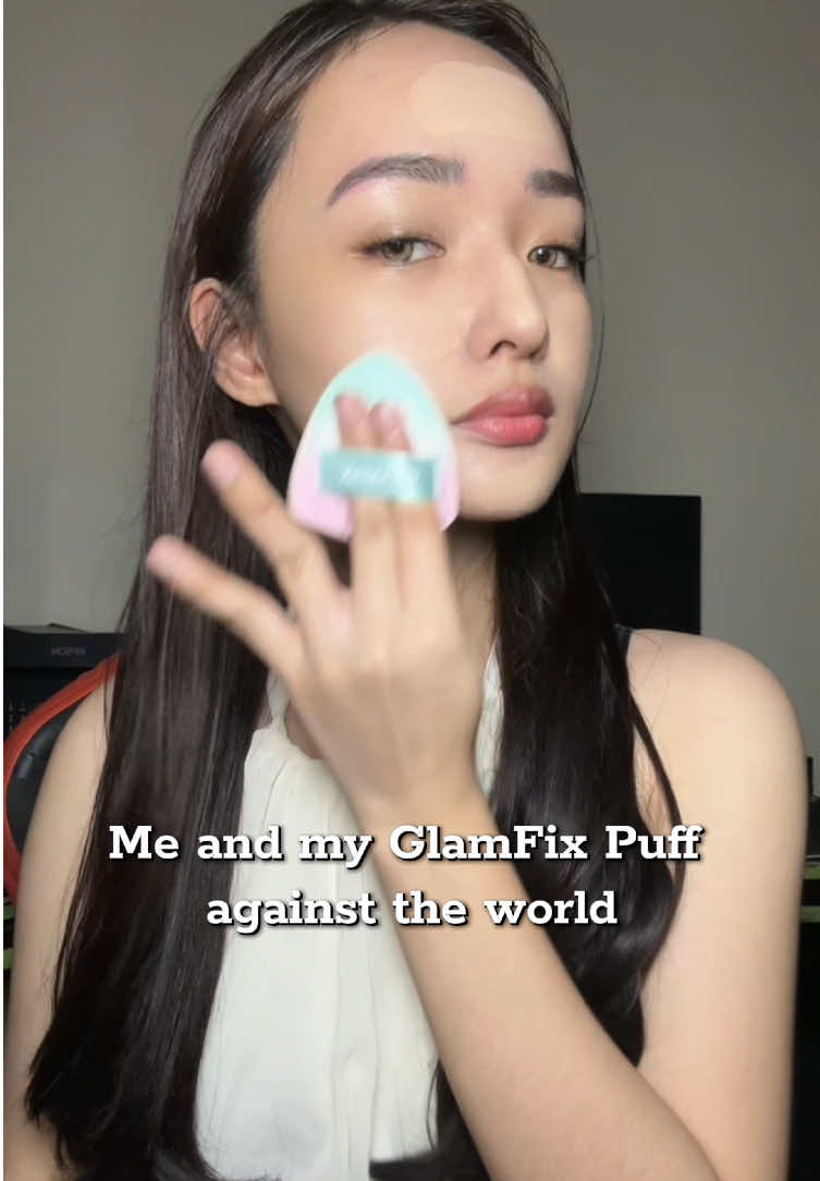 GlamFix puff is my ride or die for a flawless base✨ @GLAMFIX PH #Glamfix #GlamfixPh #GlamfixMarshmallowPuff #makeupsponge #foundationpuff