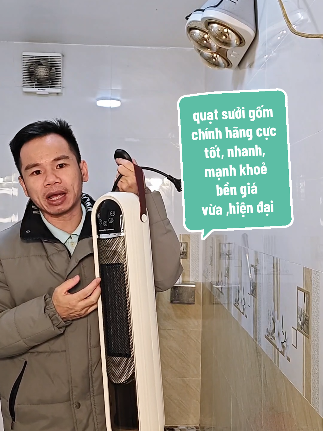 quạt sưởi gốm fujihome là máy quạt sưởi ấm mùa đông cho phòng ngủ phòng tắm rất tốt, nhiệt ấm toả rất nhanh, quạt thổi đều khí ấm ra căn phòng với động cơ khoẻ, bền, bảo hành dài và chi phí dễ mua,với nhiều tính năng hiện đại, thì đây là quạt sưởi phù hợp nhiều gia đình#quatsuoigom #fujihome #maysuoi #quatsuoi 