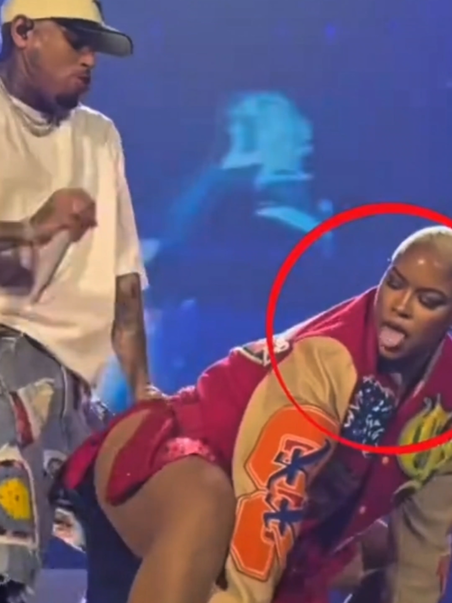 Porque o marido de Taylor Terry aceitou ela flertar com Chris Brown no palco?#chrisbrown#taylor#dança#curiosidades 