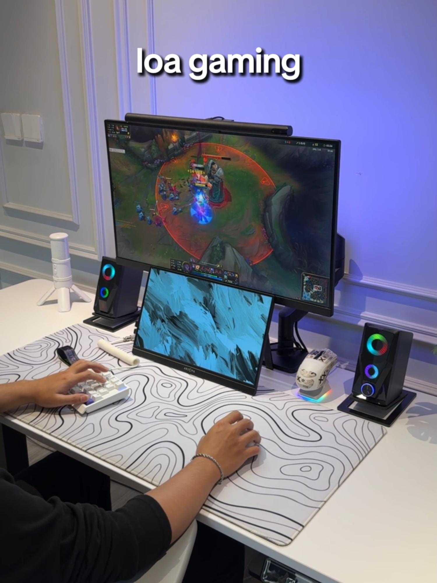 Loa gaming mới siêu kinh tế cho game thủ #desksetup #deskaccessories #LearnOnTikTok #nghiensetup #decor #robotvietnam #loagaming