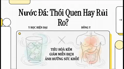 Mê đồ lạnh thật đấy nhưng mà cái bụng không cho phép 😅. Uống nước đá 🧊 thường xuyên có thể làm co mạch máu dạ dày, làm chậm quá trình tiêu hóa và hấp thụ. Ai hay đau bụng, khó tiêu thử giảm đồ lạnh xem, hiệu quả bất ngờ! #suckhoetieuhoa  #songkhoe  #LearnOnTikTok #tieuhoa #daday