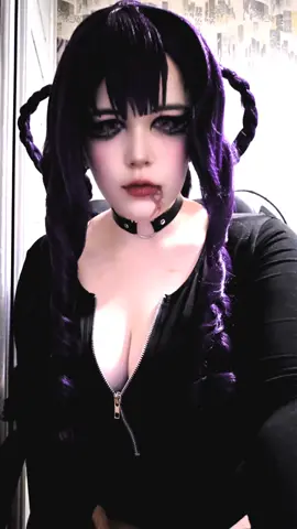 i really like this look on halloween this year  #wigmaker #cosplay #halloweenmakeup #evilaoiakane  #закос 