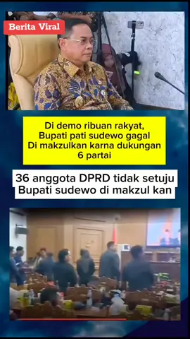 Viral Di Demo Ribuan Rakyat Bupati Sudewi Gagal Di Makzuklan Karena Dukungan DPRD #demopati #pativiral #bupatipati #beritaviral #fyp 