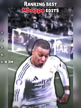 Top 5 best edits of Mbappe 🔥 #mbappe #kilianmbappe #mbappeedit #footballedit 