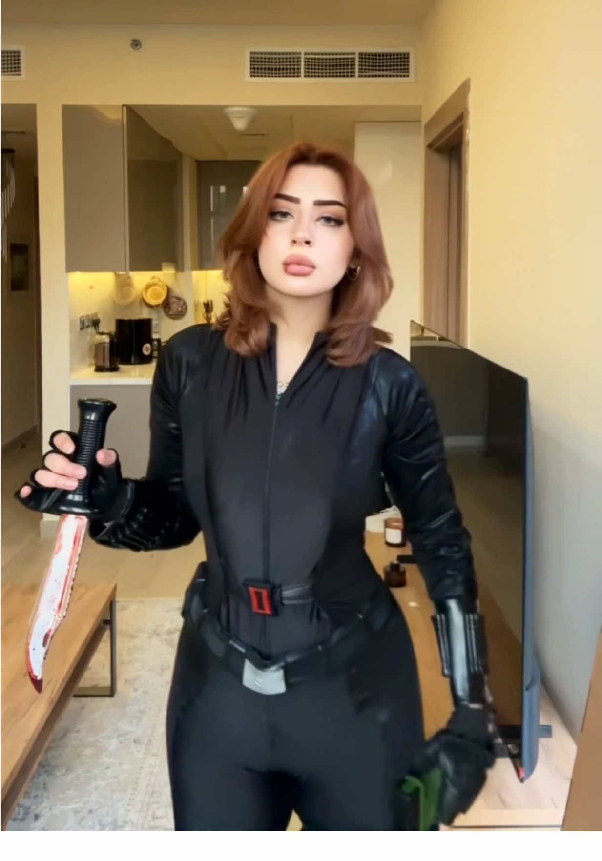 Agent Romanoff on duty 🕶️ #blackwidow #foryou 
