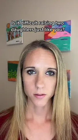 Raising daughters just like you 😆 #family #daughter #mom #teen #kids 