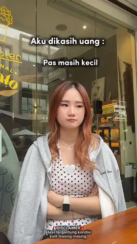 pas udah dewasa mana nolak dikasih 💵🤩 apalagi bs checkout di ANIMATE PROMO INI🤩‼️  #promomakanharian #whiteningseriesanimate #animatepromo #animatewhiteningseries5in1 #hidupkancantikmu 