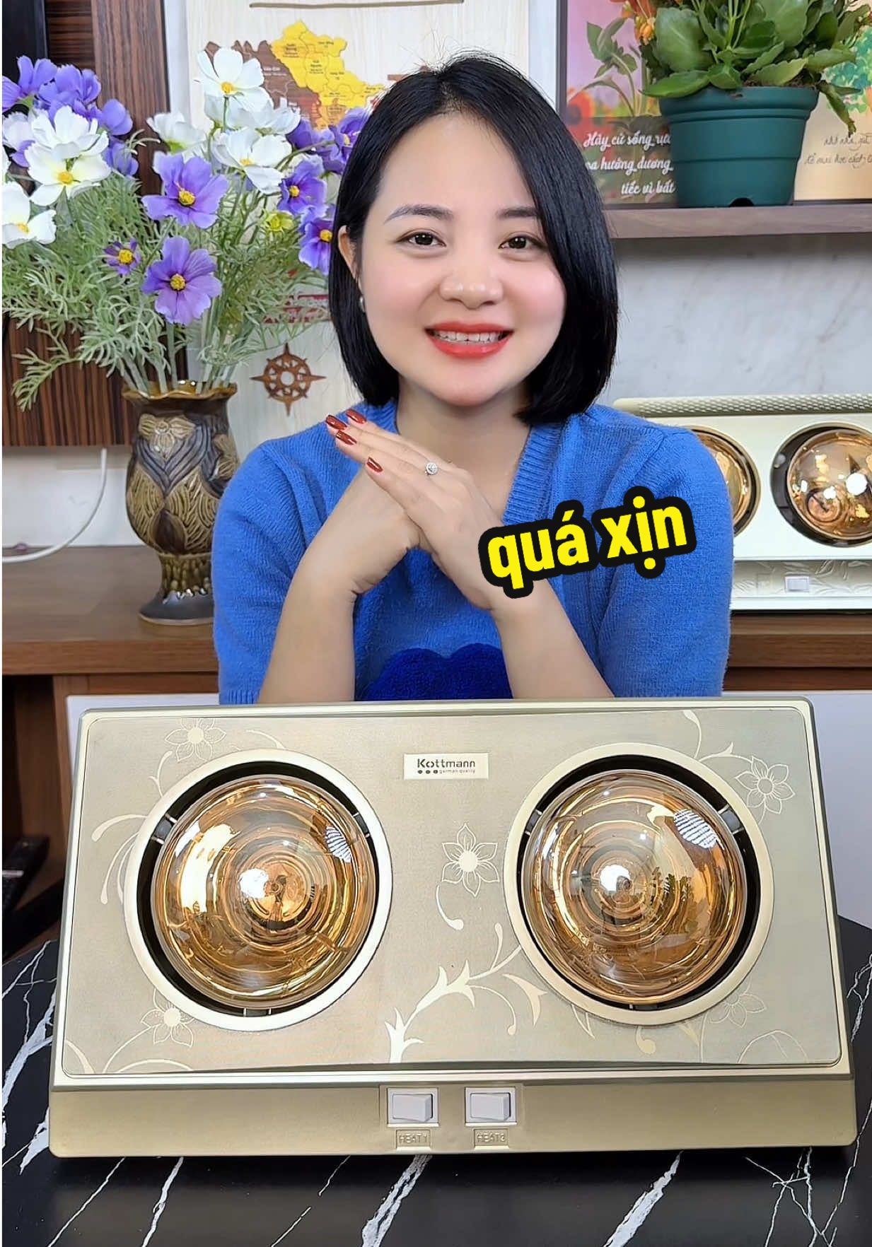 Mùa đông không lạnh nhờ đèn sưởi phòng tắm các bác ơi #haxinh #densuoinhatam #densuoi #densuoi3bong #densuoi2bong 