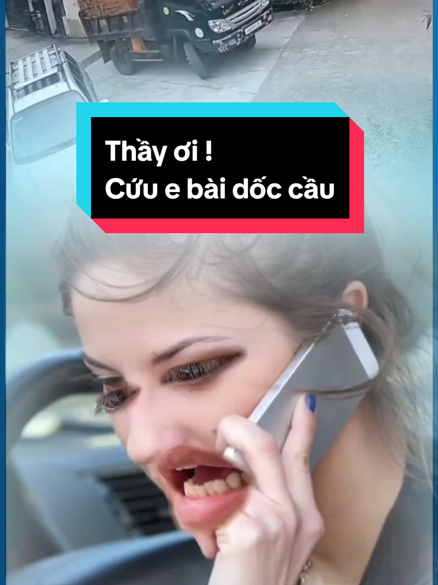 Pha này Thầy thấy khó quá em 😅 (just for fun) #quyetthang #tapsahinh #taplaixeoto #doccau 