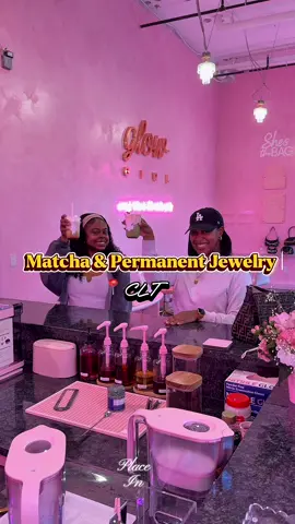 Hey y’all! So a place where you can get matcha, permanent jewelry and bag charms?! Talk about a girls dream!  • Glowgirl is Charlotte’s girliest engraved and permanent jewelry studio, with bag charms, and now with a signature cafe of your dreams! • 🕒 Thursday–Sunday from 11 a.m.–7 p.m. ☕️ Glowgirl Café is open the same days from 11 a.m.–3 p.m. • 📍222 West Blvd Suite Ste S112, Charlotte, NC 28203 • #permanentjewelry #cltnc #charlottenc #strawberrymatcha #glowgirl @Clt Permanent Jewelry @TherealKyraLynn 
