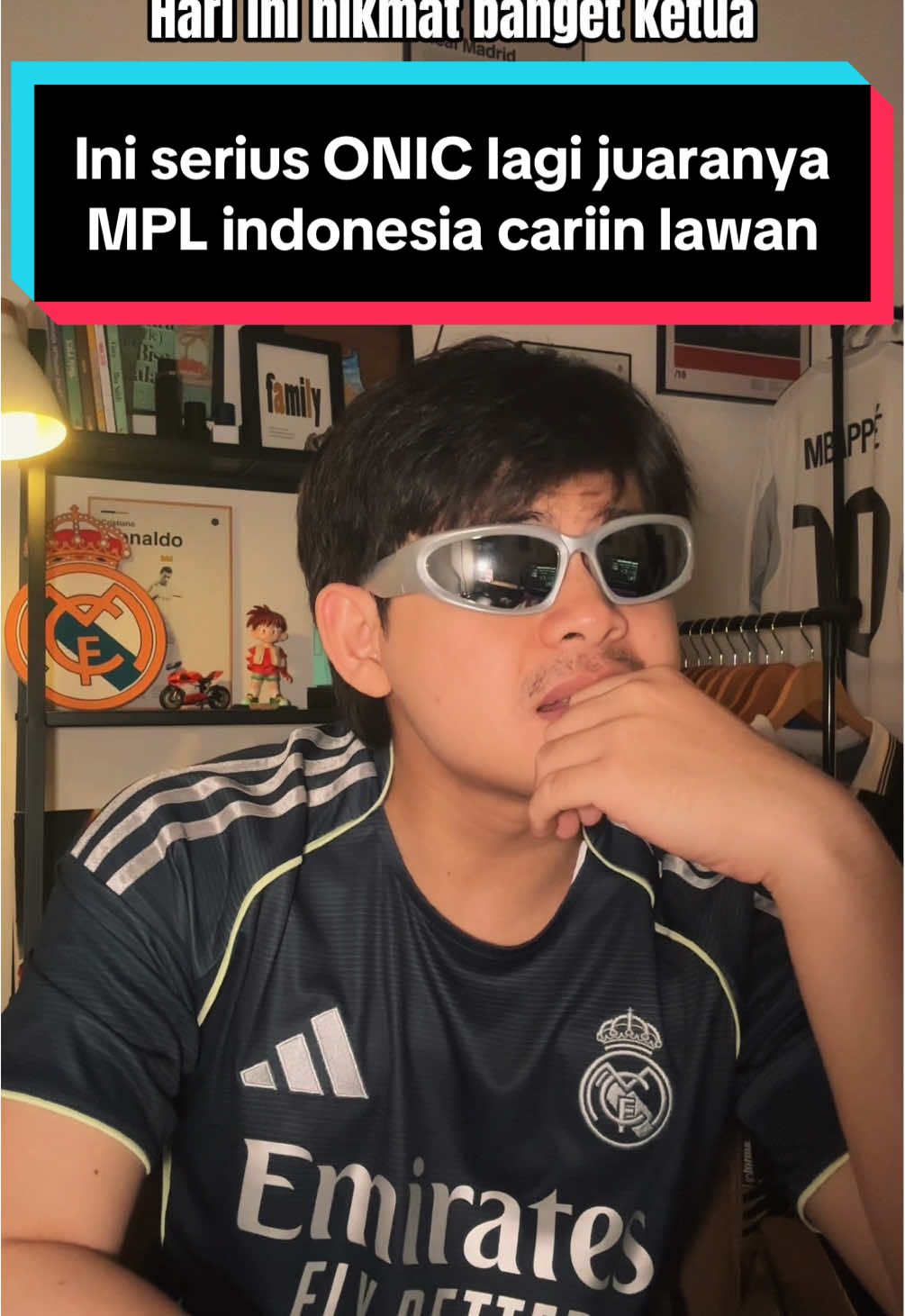 Hari yang indah ketua! #realmadrid #ronaldo #mplindonesia 