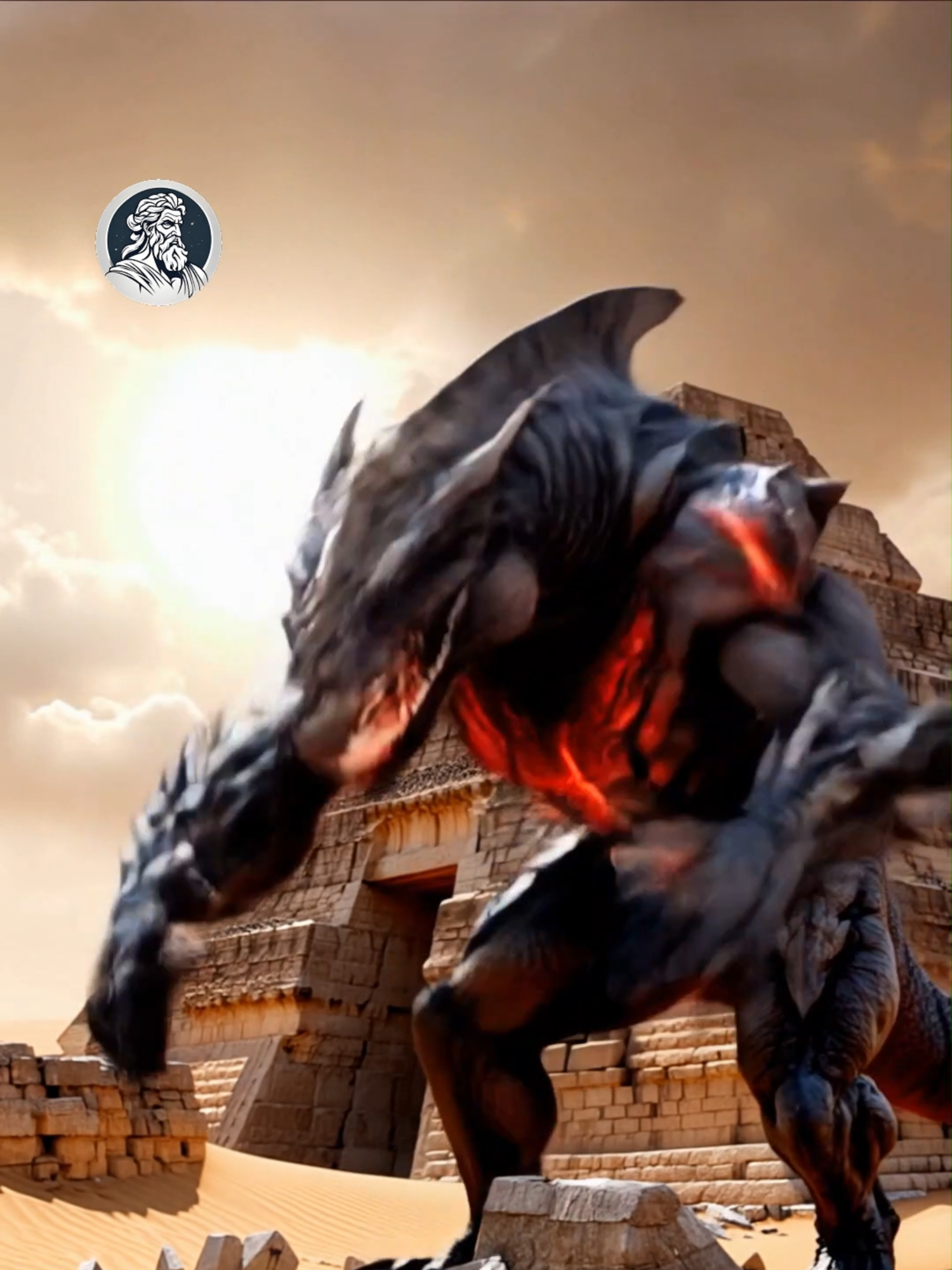 HOW THE PYRAMIDS WERE MADE #cadamitologia #fyp #giants #ai #egypt #desert #pyramids #alien