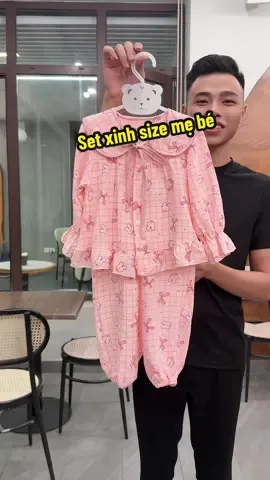 Pizama Cổ Sen Viền#doxinhmoingay #setdoxinh #bonguxinh 