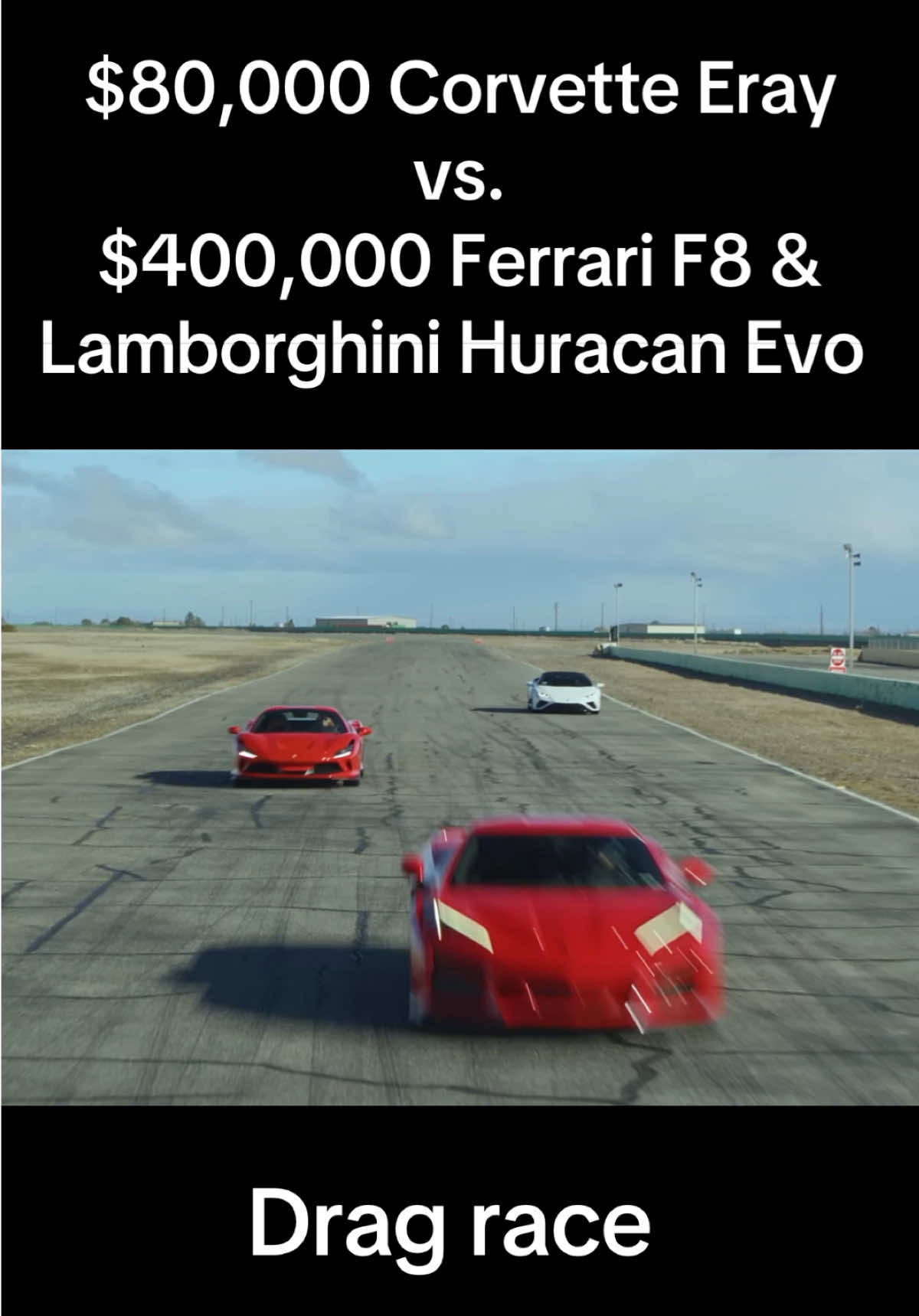 I’ll say it again and I won’t stop saying it. Nothing beats any C8 corvette off the line! Call it an “Italian supercar wannabe” all you want because it’s faster than all of them for less than a quarter of the price 😂🇺🇸 #corvette #dragracing #chevy #eray #italiansupercar 