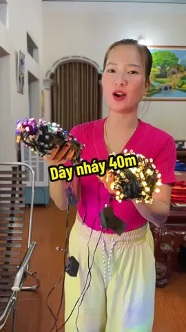 Dây nháy 40m siêu dài#hanglinhxinhxinh #giadungtienich #dennhaytrangtri 