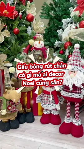 Gấu bông rút chân decor giáng sinh siêu hot 🤩🤩🤩 #merrychristmas #dotrangtri 