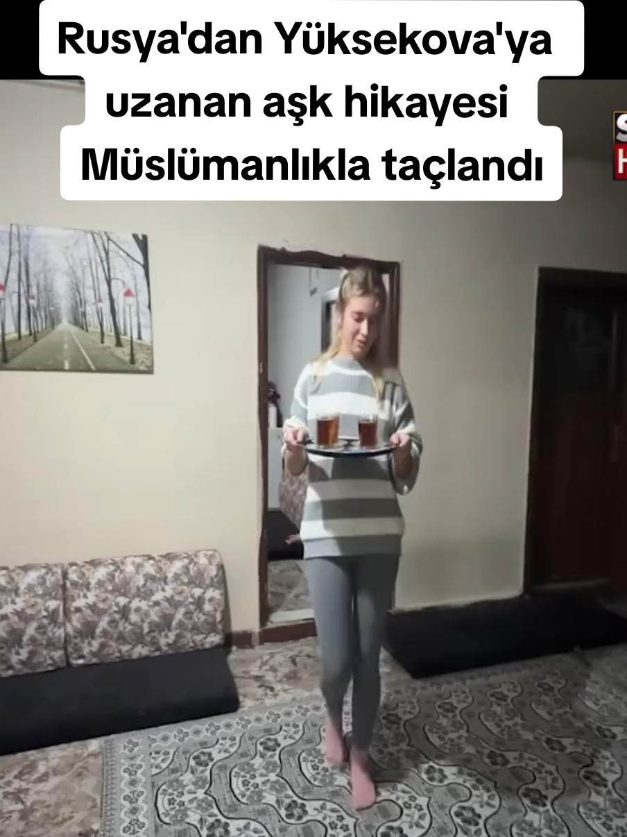 Moskova'dan Hakkari’nin Yüksekova ilçesine gelin gelmeye hazırlanan Alina Suldina, düzenlenen ihtida töreniyle Müslümanlığı seçerek 'Rüya' adını aldı. #hakkari #rusia🇷🇺 #yüksekova #gelin #rüya 