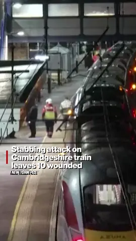 Ten people were wounded in a stabbing attack on a train in Cambridgeshire, England, on November 1 by two suspects who brutally set upon terrified passengers with huge knives — and anti-terror investigators are probing the incident, according to reports. Learn more at the link in bio.