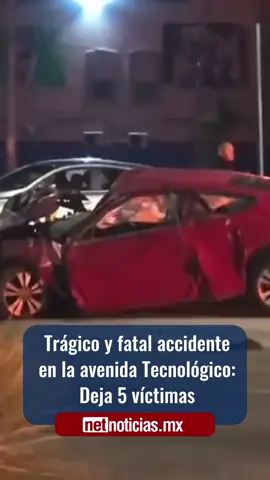 5 personas s1n v1d4 el saldo de trágico accidente en la Av. Tecnológico la madrugada de este domingo #Noticias #CiudadJuarez #accidente #ultimahora 