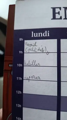 voilà ce qu'a écrit un petit dans son emploi du temps MDR #agenda #gag  #drôle 