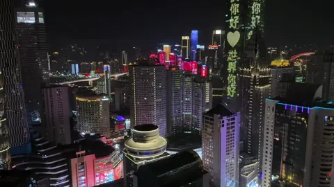 Chongqing #night #china #cybercity #skyline 