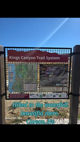 Carson Ciry, Nv #nevada #kingscanyon #waterfall #nature #fyp 