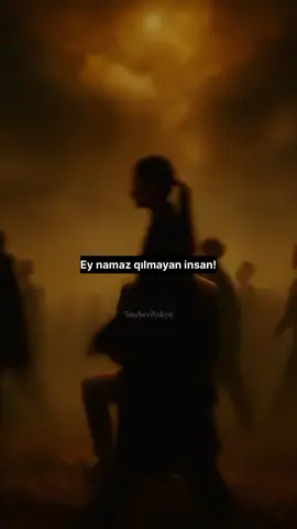Allahdan nə pislik gördün ki,namaz qılmırsan? #lahavlavalaquvvataillabillah 