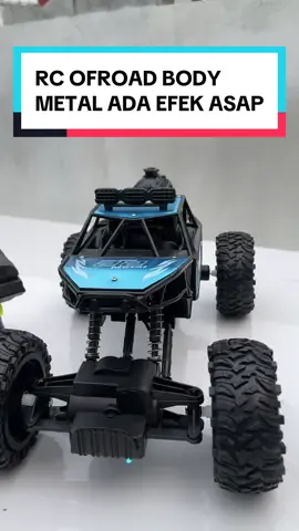 Rc ofroad skala 1:14 yang sudah menggunakan batre cas murah bangat body metal dan ada efek asap nya #rcofroad #rc4x4 #rcasap #fypage 