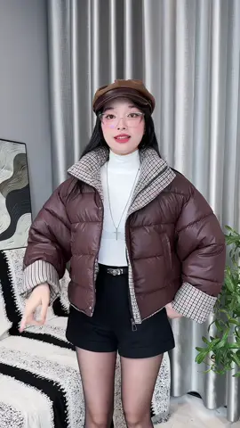 Áo khoác phao phối viền hottrend #hiennguyen6666666 #thoitrangnu #aokhoacphao #aokhoacnu #xuhuong 