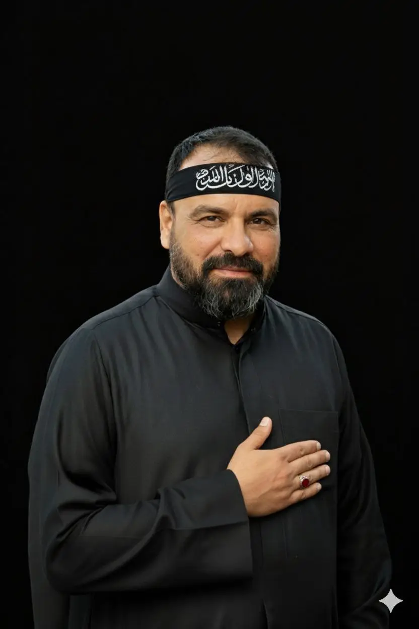 جلسه تصوير الرادود فاضل عواد السماوي.. 📲✍🏻