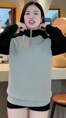 Áo Khoác Nỉ Nhung Tăm Sweater 