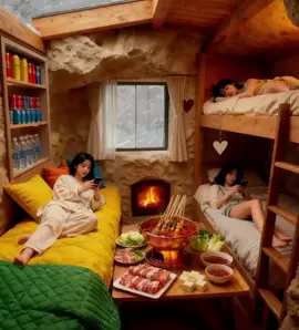 #heavysnowfall #cozyroom #bonfire #cozybedroom #foryoupage❤️❤️ 