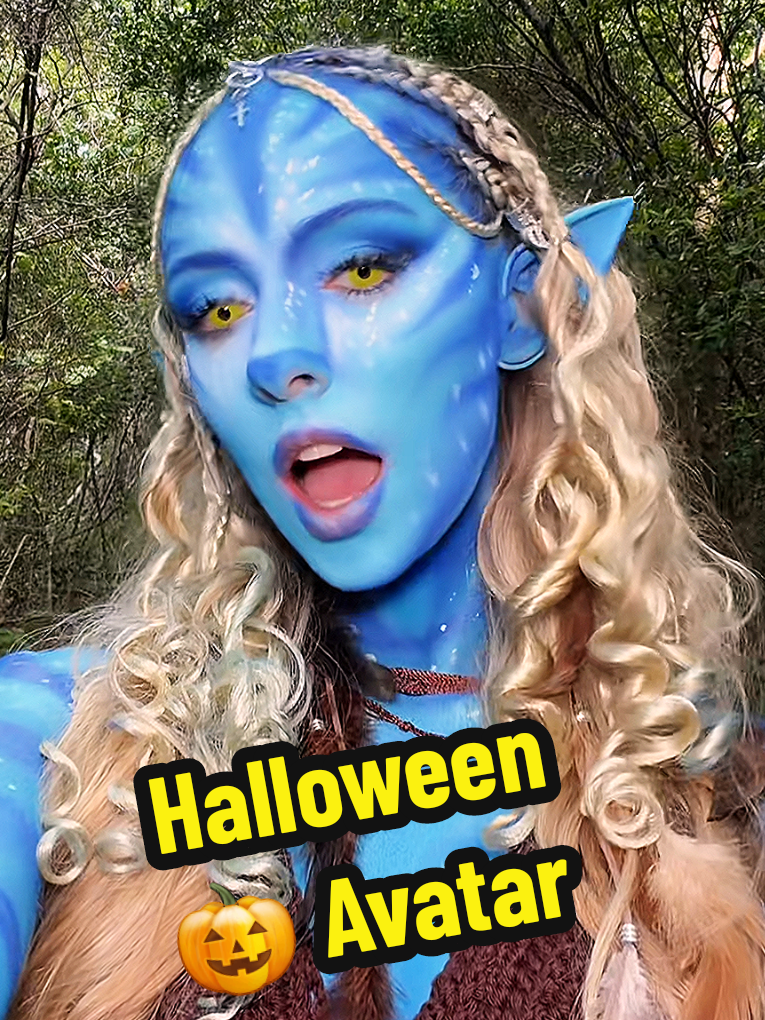 Halloween,  Avatar costume  Trends VIRAL VIDEO LOL WAOUW GREAT AMAZING mdr marrant rigolo funny  #HALLOWEEN #AVATAR SOLO DANCE #FYP TRENDS #fashion #MYTYPE GIRLS 
