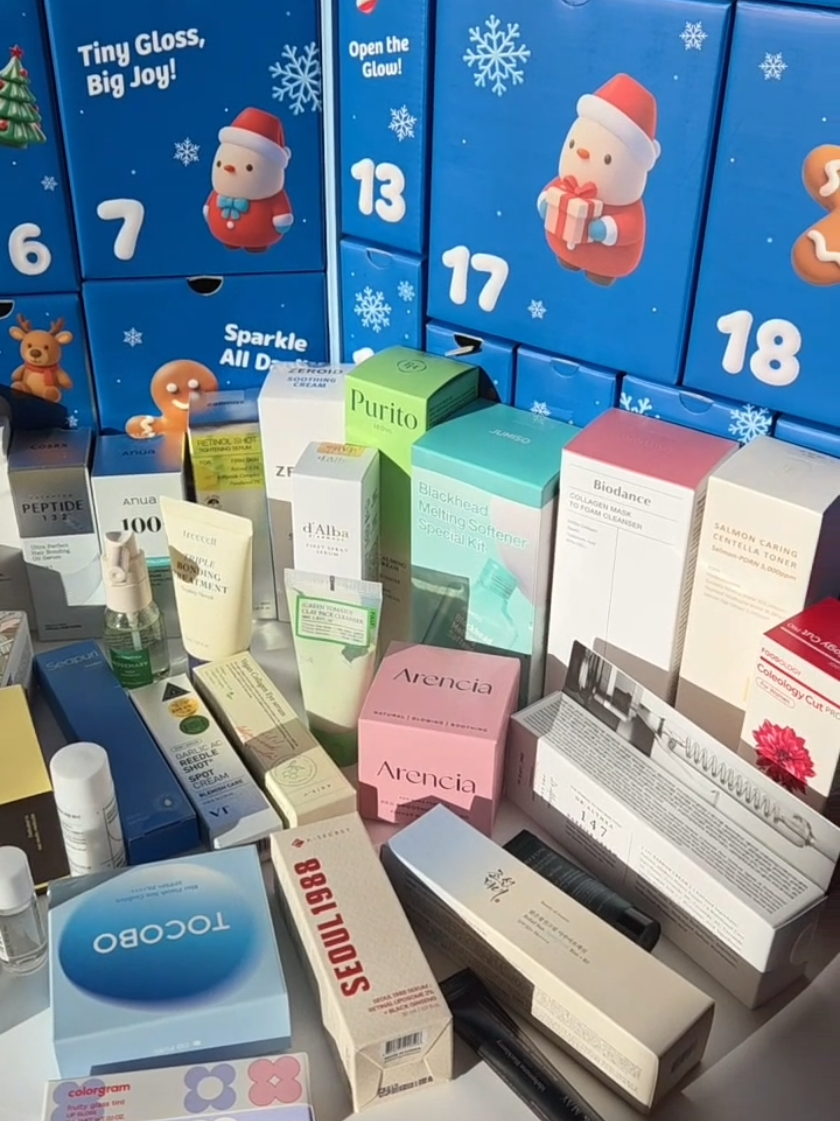 🤩 STYLEKOREAN ADVENT CALENDAR Available for November 7th! Amazing value of $700 yours for only $160 😱 Contains 24 products from 24 different companies 🤩 Your chance to grab all the most popular K-Beauty products in one place. Great way to knock off your holiday wishlist! @STYLEKOREAN  @stylekorean_hola  @stylekorean_mena @moira @stylekoreanus @stylekorean_eu  #stylekoreanamb_novemberbox #kbeauty #adventcalendarbox #stylekoreanbox #koreanskincare 
