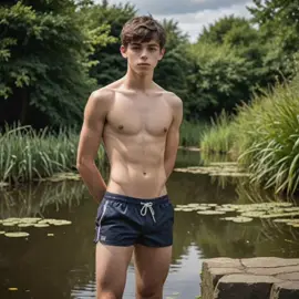 2 guys 2 ponds, enjoying nature #inapond #ponds #twoponds #twoguys #summernature 