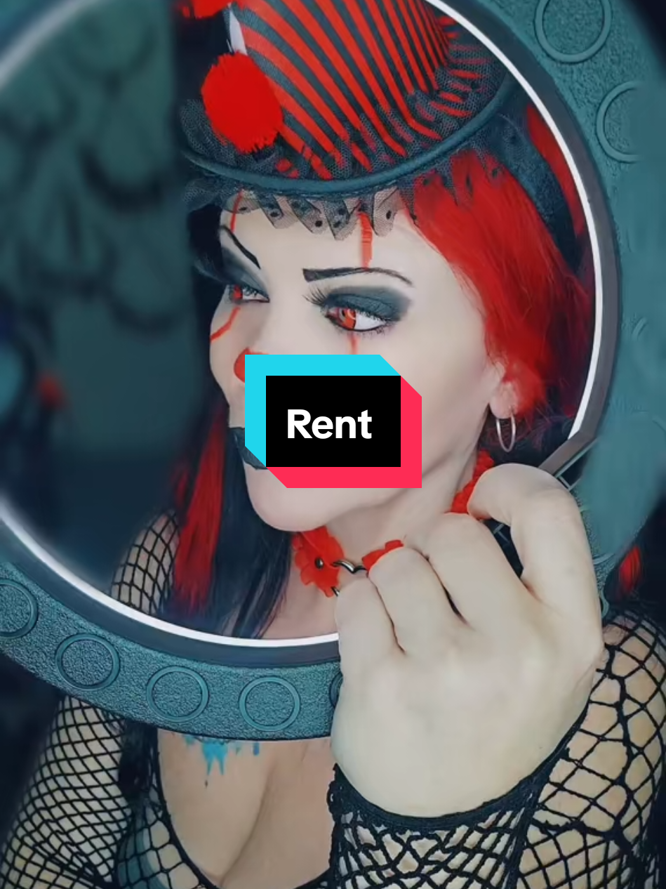 No more rent 🤷‍♀️🙌👏🤣 #clown #cosplay #vix333  #💀Lost🥀Souls🖤Misfits💀  #☠️hauntedsoulz💀    