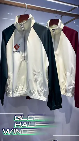 GLORIOUS HALF ZIP WINDBREAKER ❄️🔥 #mikenco 