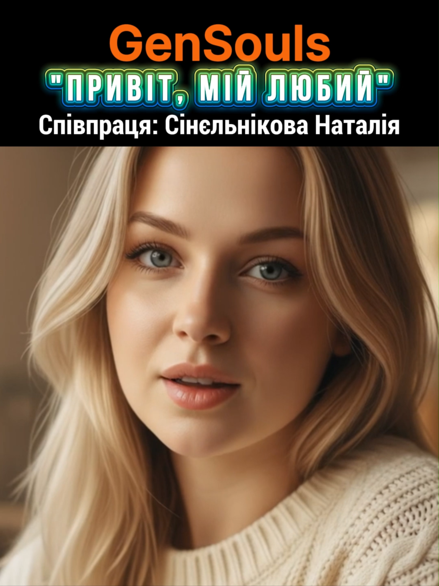 Привіт, мій любий - GenSouls (прем'єра кліпу)  ❤️ Співпраця з автором слів: Сінєльнікова Наталія @nataliasinielnikova   *  А ти приснись мені, будь ласка, Поруч побудемо хоч мить... Бо лиш з тобою ніби в казці, Сердечко так моє тремтить. І обіймаючи подушку, Зустріну з нею знов світанок. Прошепочу я їй на вушко Привіт, мій любий. Добрий ранок!    Привіт, мій любий, Добрий ранок! Одна, лиш кава на столі... Такий самотній мій сніданок... Бо мусиш буть далеко ти. А як хотілося б, щоб разом, Ковточок ти, ковточок я. І так і буде, тільки з часом, Бо ми з тобою одна сім'я    #GenSouls #українськамузика #українськіпісні #музикаукраїнською #життя #рекомендації #українськийтікток